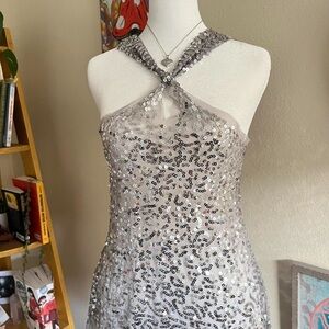 Sparkly sheer y2k top